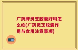 广药牌灵芝胶囊好吗怎么吃(广药灵芝胶囊作用与食用注意事项)