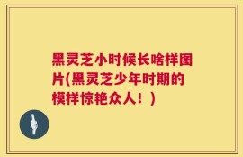 黑灵芝小时候长啥样图片(黑灵芝少年时期的模样惊艳众人！)