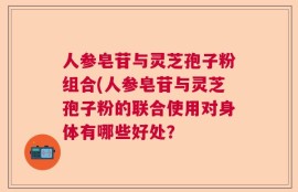 人参皂苷与灵芝孢子粉组合(人参皂苷与灵芝孢子粉的联合使用对身体有哪些好处？