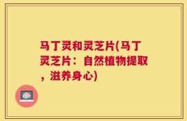 马丁灵和灵芝片(马丁灵芝片：自然植物提取，滋养身心)