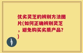 优劣灵芝的辨别方法图片(如何正确辨别灵芝，避免购买劣质产品？)