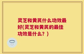 灵芝和黄芪什么功效最好(灵芝和黄芪的最佳功效是什么？)