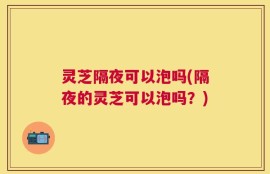 灵芝隔夜可以泡吗(隔夜的灵芝可以泡吗？)