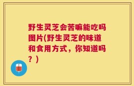 野生灵芝会苦嘛能吃吗图片(野生灵芝的味道和食用方式，你知道吗？)