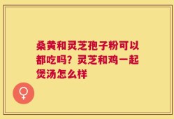 桑黄和灵芝孢子粉可以都吃吗？灵芝和鸡一起煲汤怎么样