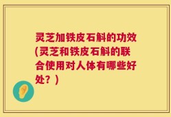灵芝加铁皮石斛的功效(灵芝和铁皮石斛的联合使用对人体有哪些好处？)