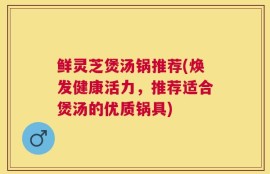 鲜灵芝煲汤锅推荐(焕发健康活力，推荐适合煲汤的优质锅具)