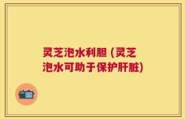 灵芝泡水利胆 (灵芝泡水可助于保护肝脏)