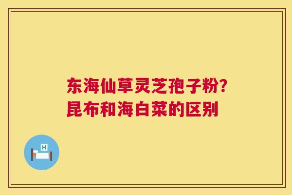 东海仙草灵芝孢子粉?昆布和海白菜的区别 东海仙草灵芝孢子粉?昆布和海白菜的区别
