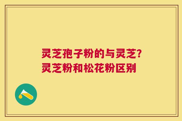 灵芝孢子粉的与灵芝?灵芝粉和松花粉区别 灵芝孢子粉的与灵芝?灵芝粉和松花粉区别