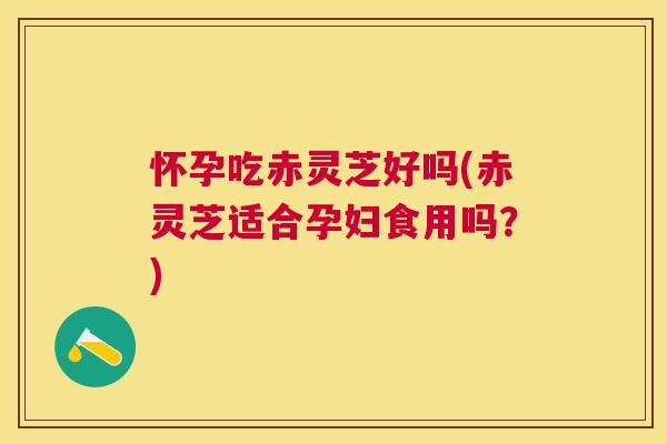 怀孕吃赤灵芝好吗(赤灵芝适合孕妇食用吗?) 怀孕吃赤灵芝好吗(赤灵芝适合孕妇食用吗?)