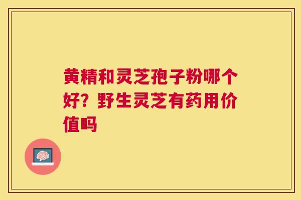 黄精和灵芝孢子粉哪个好?野生灵芝有药用价值吗 黄精和灵芝孢子粉哪个好?野生灵芝有药用价值吗