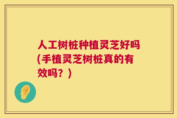人工树桩种植灵芝好吗(手植灵芝树桩真的有效吗?) 人工树桩种植灵芝好吗(手植灵芝树桩真的有效吗?)