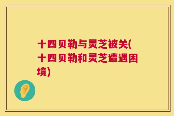 十四贝勒与灵芝被关(十四贝勒和灵芝遭遇困境) 十四贝勒与灵芝被关(十四贝勒和灵芝遭遇困境)