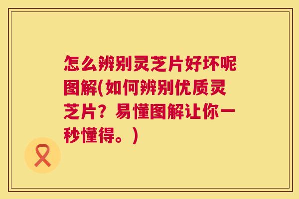 怎么辨别灵芝片好坏呢图解(如何辨别优质灵芝片?易懂图解让你一秒懂得。) 怎么辨别灵芝片好坏呢图解(如何辨别优质灵芝片?易懂图解让你一秒懂得。)