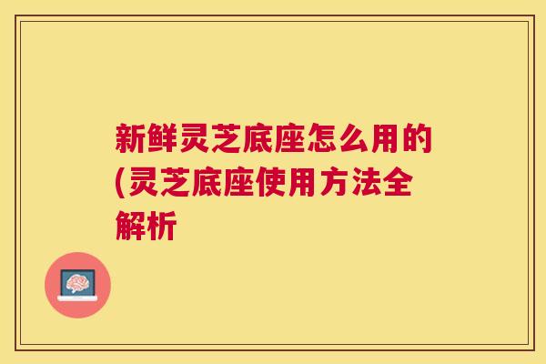 新鲜灵芝底座怎么用的(灵芝底座使用方法全解析 新鲜灵芝底座怎么用的(灵芝底座使用方法全解析