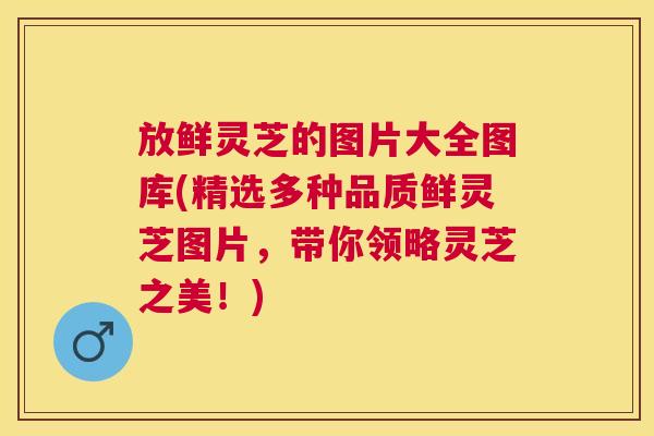 放鲜灵芝的图片大全图库(精选多种品质鲜灵芝图片,带你领略灵芝之美!) 放鲜灵芝的图片大全图库(精选多种品质鲜灵芝图片,带你领略灵芝之美!)