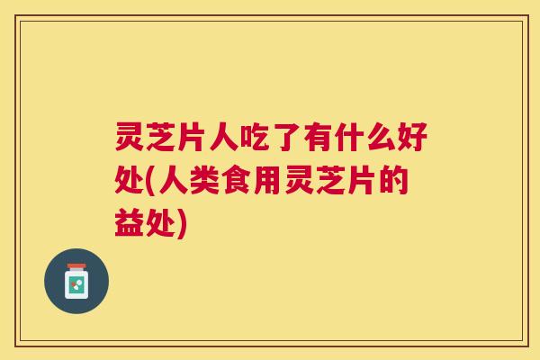 灵芝片人吃了有什么好处(人类食用灵芝片的益处) 灵芝片人吃了有什么好处(人类食用灵芝片的益处)