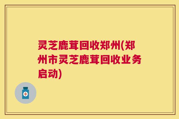 灵芝鹿茸回收郑州(郑州市灵芝鹿茸回收业务启动) 灵芝鹿茸回收郑州(郑州市灵芝鹿茸回收业务启动)