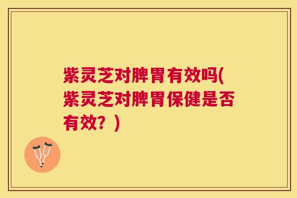 紫灵芝对脾胃有效吗(紫灵芝对脾胃保健是否有效?) 紫灵芝对脾胃有效吗(紫灵芝对脾胃保健是否有效?)