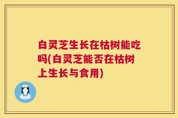 白灵芝生长在枯树能吃吗(白灵芝能否在枯树上生长与食用) 白灵芝生长在枯树能吃吗(白灵芝能否在枯树上生长与食用)