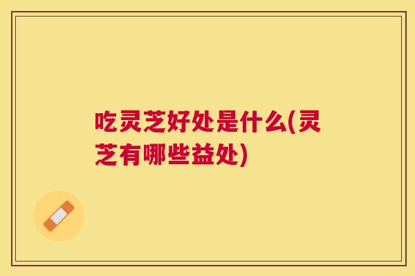 吃灵芝好处是什么(灵芝有哪些益处) 吃灵芝好处是什么(灵芝有哪些益处)