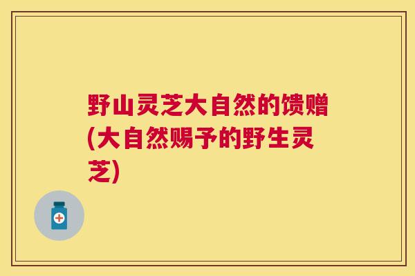 野山灵芝大自然的馈赠(大自然赐予的野生灵芝) 野山灵芝大自然的馈赠(大自然赐予的野生灵芝)