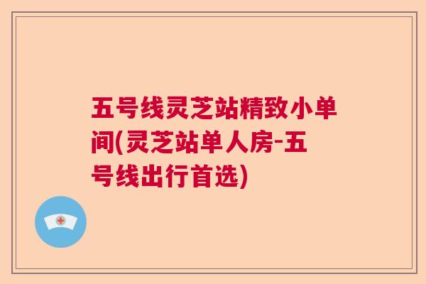 五号线灵芝站精致小单间(灵芝站单人房-五号线出行首选) 五号线灵芝站精致小单间(灵芝站单人房-五号线出行首选)