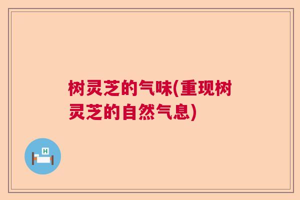 树灵芝的气味(重现树灵芝的自然气息) 树灵芝的气味(重现树灵芝的自然气息)