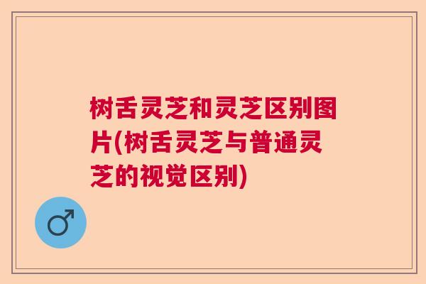 树舌灵芝和灵芝区别图片(树舌灵芝与普通灵芝的视觉区别) 树舌灵芝和灵芝区别图片(树舌灵芝与普通灵芝的视觉区别)